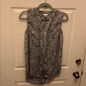 Long patterned blouse